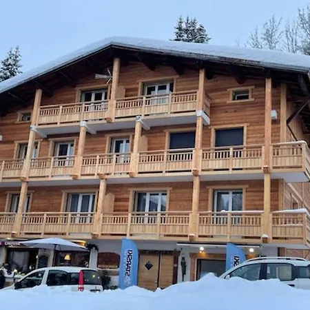 Ferienwohnung Les Amborzales Le Grand-Bornand Exterior foto